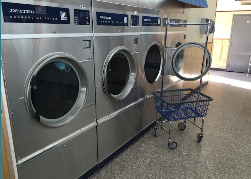 Fabric Care Coin Laundry interior